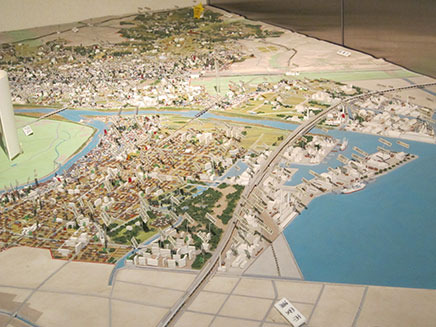 昭和60年頃の市川市近郊の様子が分かるジオラマ。
現在はどうなっているか見てみよう。