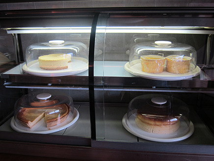 本日のチーズケーキは3種類。