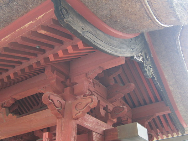 江戸時代・中期の特色を示した貴重な山門。