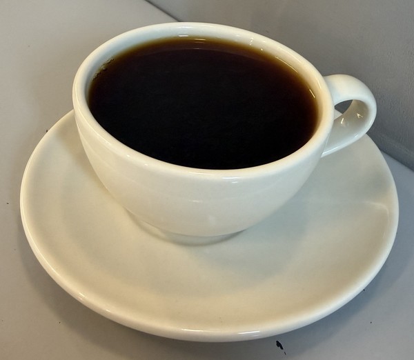 「ハンドドリップコーヒー」650円。コーヒー豆は3種類の中から選べる。