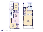 市川市曽谷２丁目　新築戸建　生活便利で人気の曽谷エリア全３棟【新築一戸建て】
