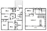 浦安市舞浜３丁目　中古戸建　オール電化×駐車場２台分【中古住宅】