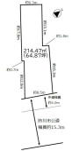 市川市南大野１丁目　売地　南東公道向き６４坪！