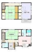 市川市大野町１丁目　中古戸建　北西×南西角地