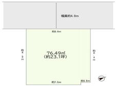 市川市柏井町１丁目　売地　区画の整理された分譲地