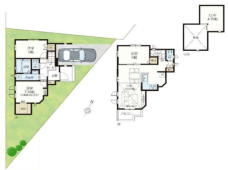 市川市中国分５丁目　新築戸建　開放感いっぱいの角地！
