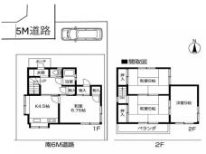 市川市曽谷４丁目　中古戸建　駐車場付き