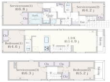 市川市若宮１丁目　中古戸建　新規内装リフォーム！