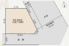 市川市柏井町２丁目　売地　南東角地！