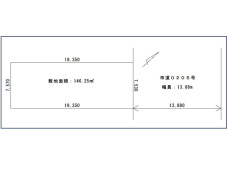 市川市福栄３丁目　売地　陽当たり良好！