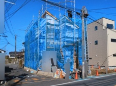 市川市国分２丁目　新築戸建　南東角地で日当たり良好！