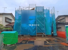 市川市中国分５丁目　新築戸建　並列３台駐車ＯＫ！