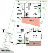 市川市八幡５丁目　中古戸建　ロフト付３ＬＤＫ【】