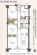 新規リノベーション！8階部分84.50m2南西向き4LDK