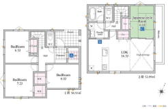 全居室６帖以上ゆとりの４ＬＤＫ！
