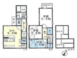 ロフト付き３ＤＫ