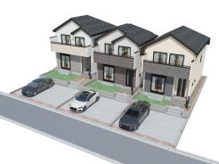 完成イメージにつき外構・植栽などは実際のものと異なります