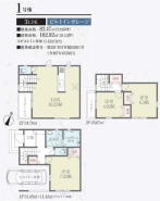 1号棟 全室南向き採光３ＬＤＫ！