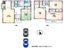 全居室６帖以上のゆとり３ＬＤＫ！