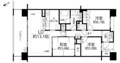 3階部分76.20m2南西向き3LDK