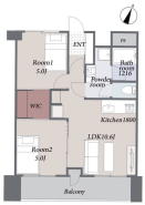 新規リノベーション！2階部分58.50m2南東向き2LDK