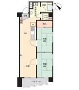4階部分49.60m2南西向き2LDK