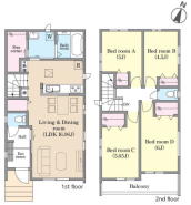 全室二面採光４ＬＤＫ！