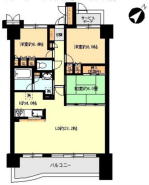 2階部分100.20m2南東向き3LDK