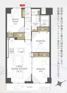 新規リノベーション！3階部分64.51m2南東向き2SLDK