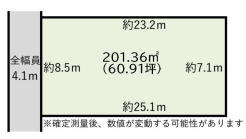 土地面積201.36m2（60.91坪）