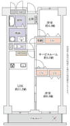 フルリノベーション物件！最上階60.61m2南東向き2SLDK