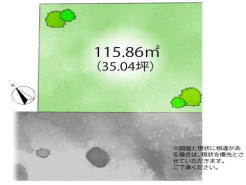 土地面積115.86m2（35.04坪）
お好きなハウスメーカーや工務店で建てられます！