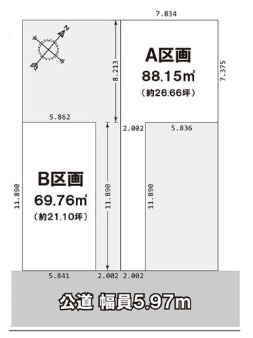 市川市富浜３丁目　売地　駅徒歩10分