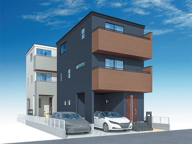 市川市幸２丁目　新築戸建　住宅性能評価付、省エネBELS