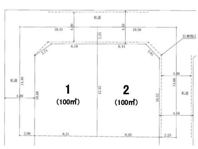 船橋市松が丘３丁目　売地　全２区画