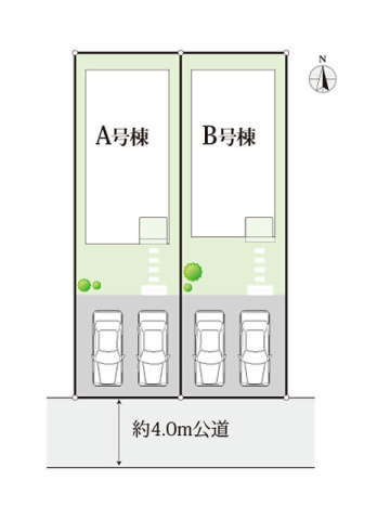 松戸市三矢小台５丁目　新築戸建　全２棟
