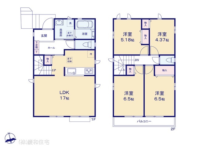 船橋市大穴南１丁目　新築戸建　長期優良住宅・全２棟（Ｂ号棟）