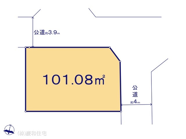 船橋市前原東５丁目　売地　建築条件なし・全２区画
