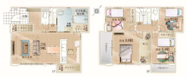 船橋市大穴北２丁目　新築戸建　収納充実４ＬＤＫ