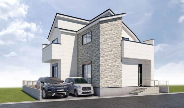 松戸市小山　新築戸建　ＬＤＫ広々２２帖！