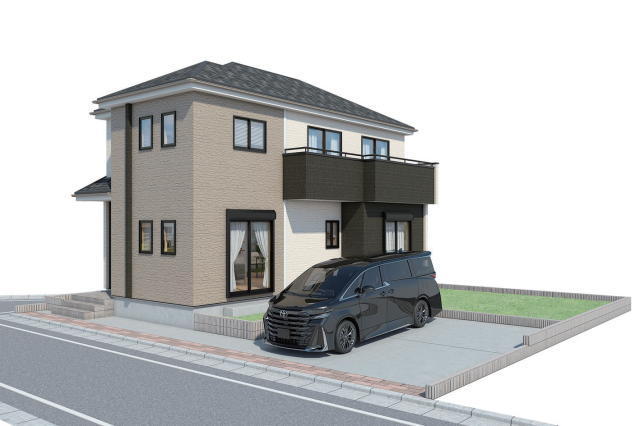 鎌ケ谷市くぬぎ山１丁目　新築戸建　角地×駐車２台可！