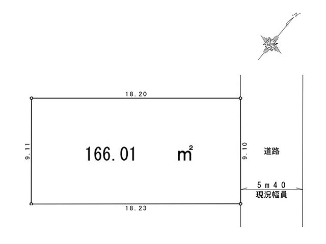 市川市中国分５丁目　売地　１区画