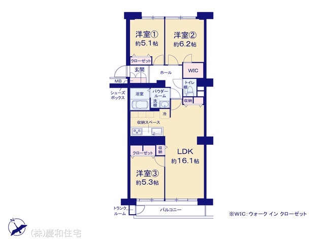 西船橋ハイム3号棟