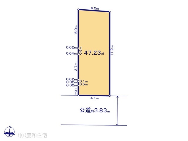 葛飾区青戸６丁目　売地　建築条件なし