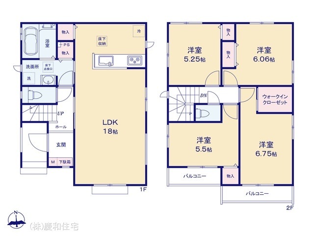 市川市国分2丁目1886番　D号棟