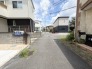 前面道路です。