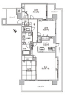 南西×南東角部屋83.45m2の4LDK
全居室6帖以上のゆったりとした造り