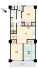 1階63.25m2南西向き3LDK
各居室収納の他、ダイニングキッチンに納戸があり収納豊富です。