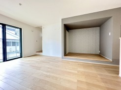 【3号地】ご家族だんらんのスペースとなるダイニング。家具の配置がしやすい広さを確保しています!