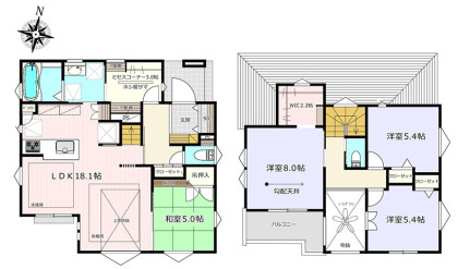 KEIWA-TOWN大野町3丁目 新築戸建 安心の長期優良住宅